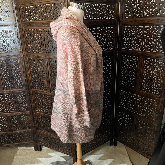 Ombré Hooded Cardigan - Picture 4 of 6